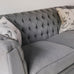 St. James Grey Back Button Back Sofa