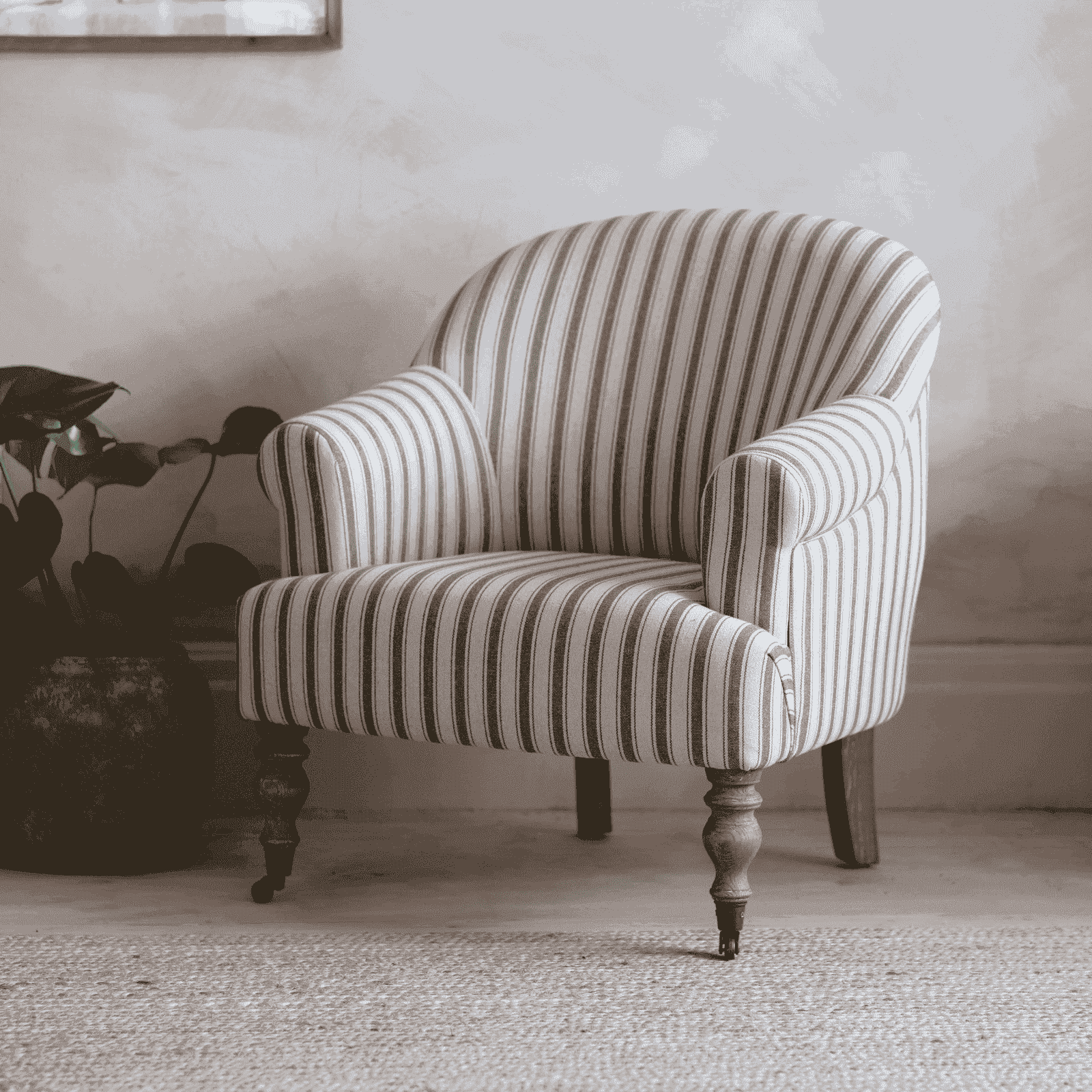 Kirdford Striped Occasional Chair-D