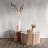 Reed Round Coffee Table 80cm