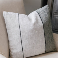 Sylvan Initial Stripe Linen Cushion 40cm