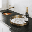 Waltham Round Mirrored Butterfly Tray 46cm | Annie Mo's