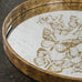Mirrored Butterfly Round Tray 46cm