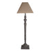 Helga Midi Lamp Antique Dark Grey with Shade 91cm