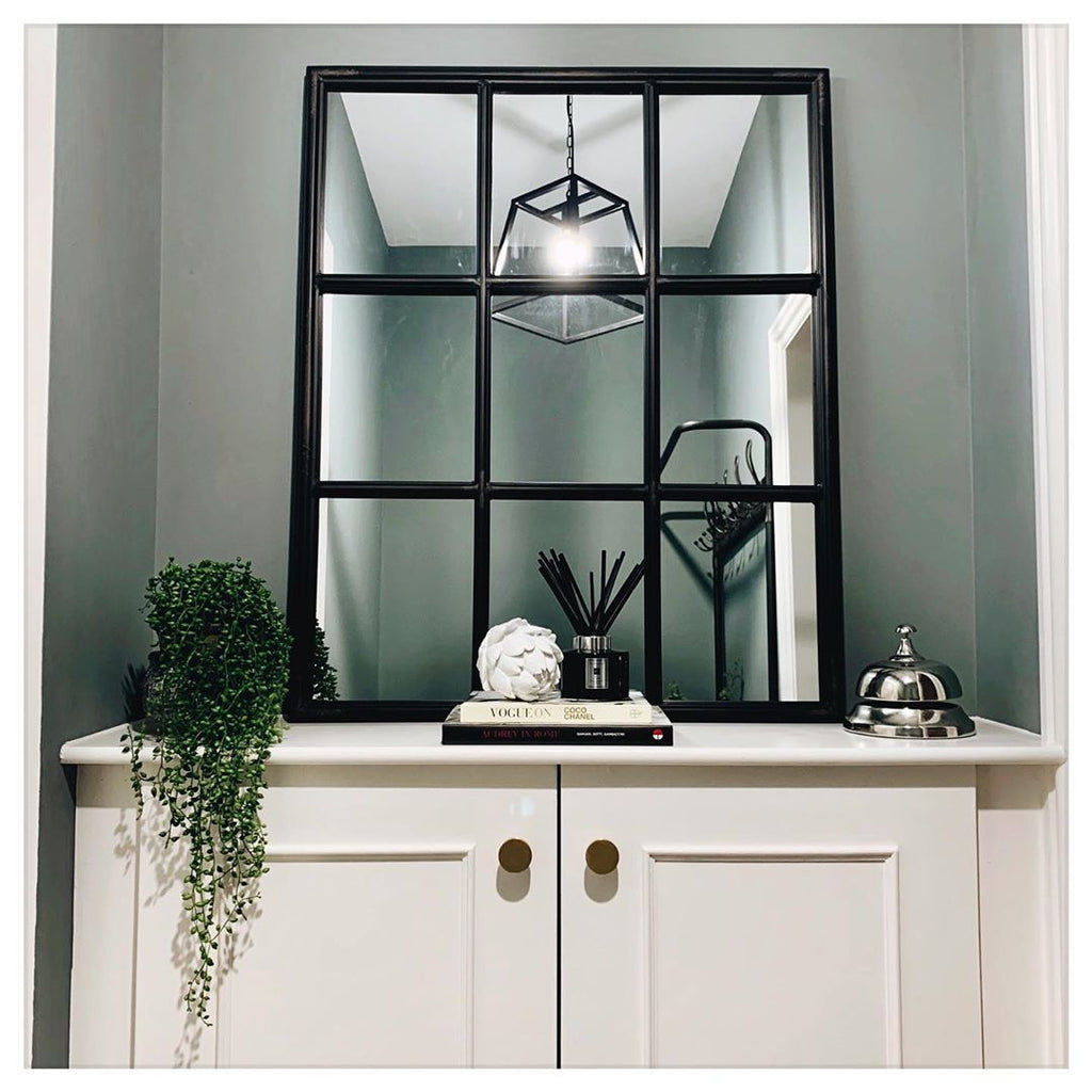 Brockby Small Black Window Mirror | Annie Mo's
