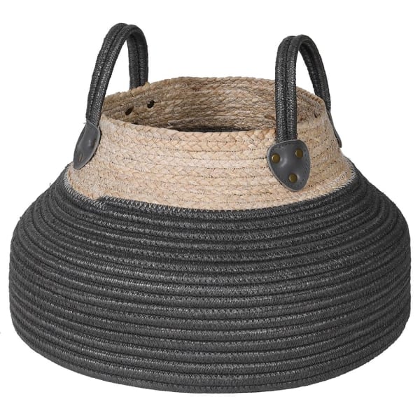 Rope and Maize Two Tone Basket 38cm | Annie Mo's