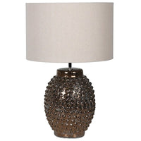 Contemporary Studded Lamp with Shade 66cm | Annie Mo's