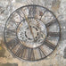 Cogs Metal Clock 90cm