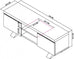 Ellipse Rustic Oak Entertainment Unit