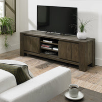 Logan Fumed Oak Entertainment Unit