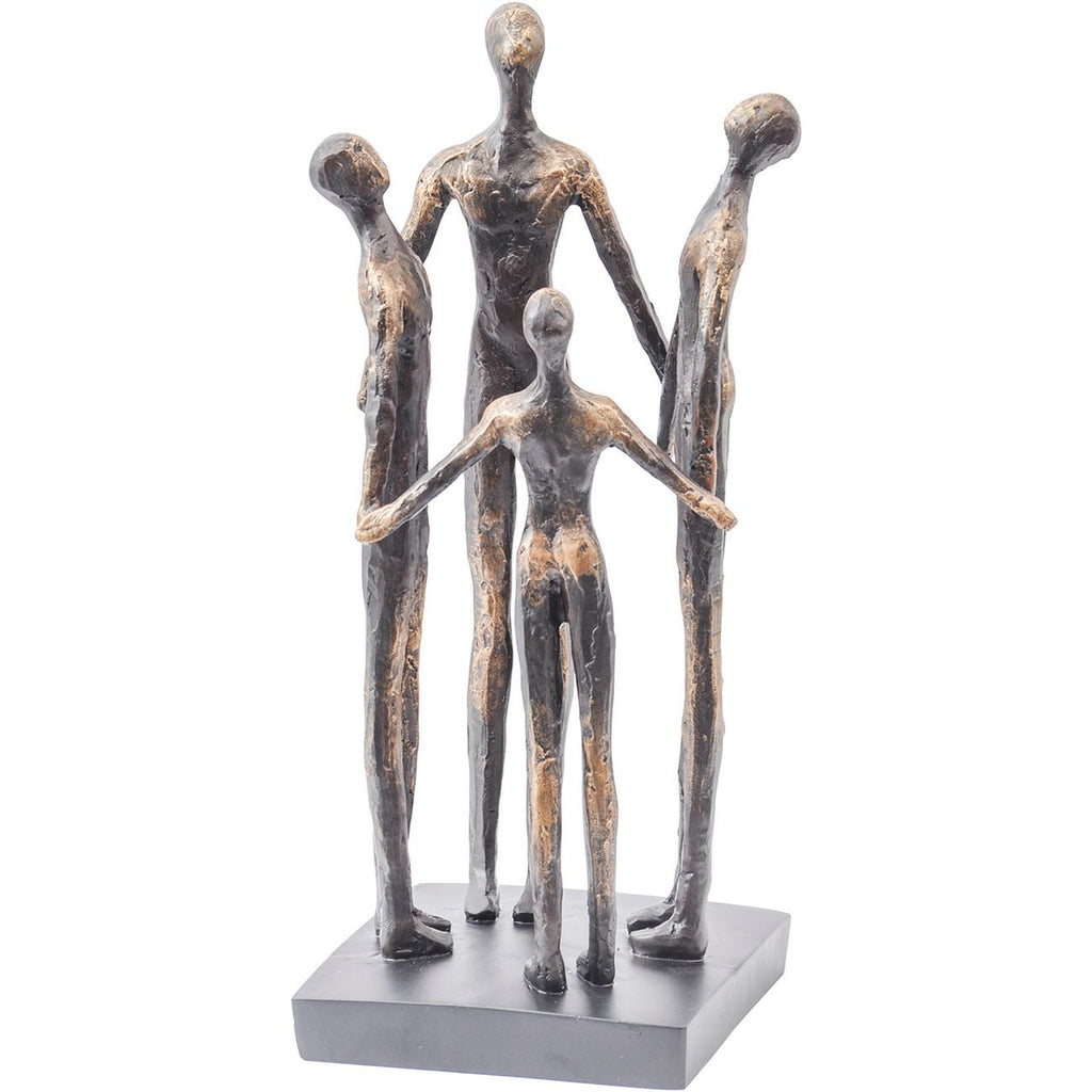 Family Circle Resin Sculpture 30cm | Annie Mo's