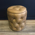 Buttoned Drum Footstool | Annie Mo's
