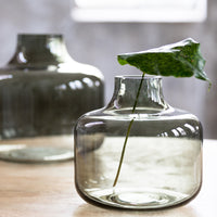 PHIENE Dark Green Glass Vase 24cm | Annie Mo's
