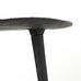 Irregular Matt Black Metal Tripod Side Table  41cm