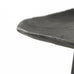 Irregular Matt Black Metal Tripod Side Table  41cm