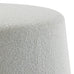 Bouclé Cream Occasional Stool 38cm