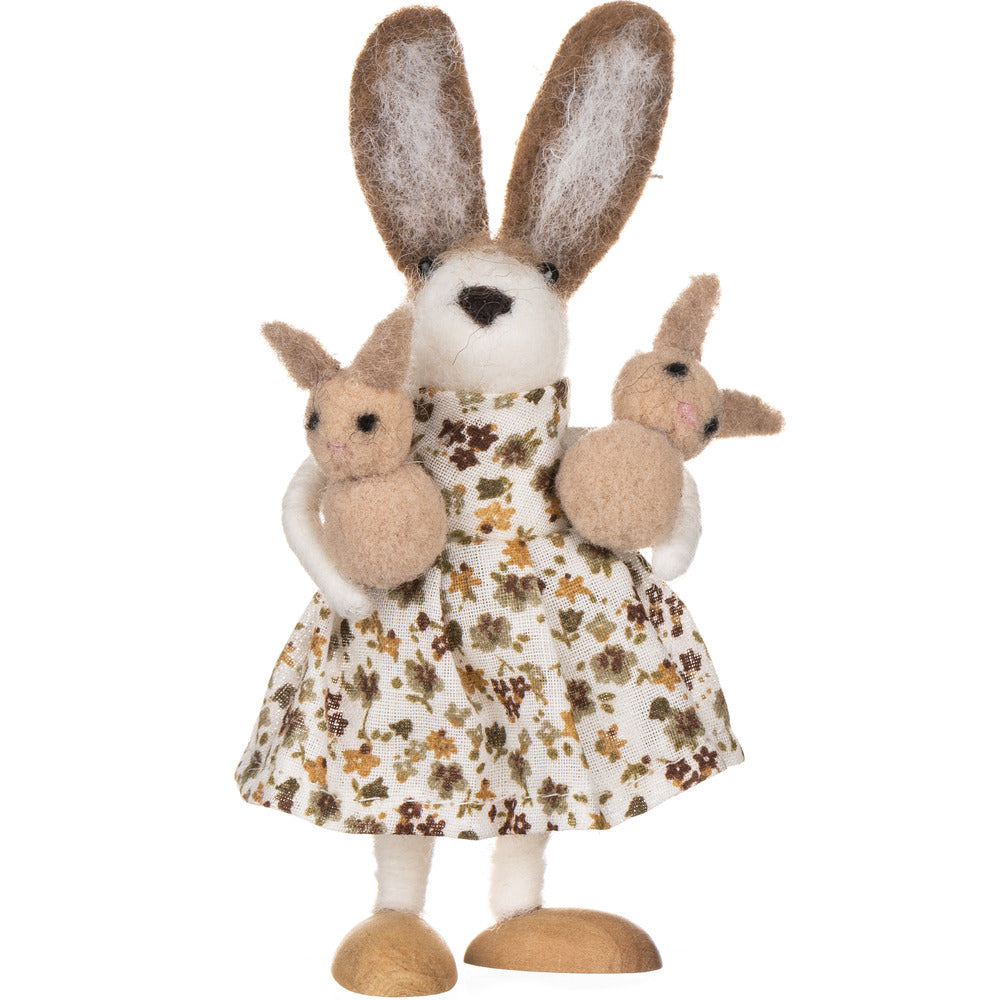 Floral Bunny Mum 11cm | Annie Mo's