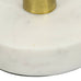 White Marble Disc Candle Stick Holder 8cm 3