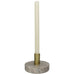 Grey Marble Disc Candle Stick Holder 2