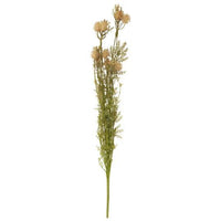 Skin and Green Tones Wild Faux Flower Stalk 50cm