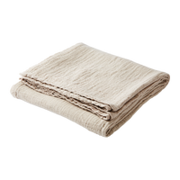 Ailsa Cotton Tablecloth Beige 220cm | Annie Mo's