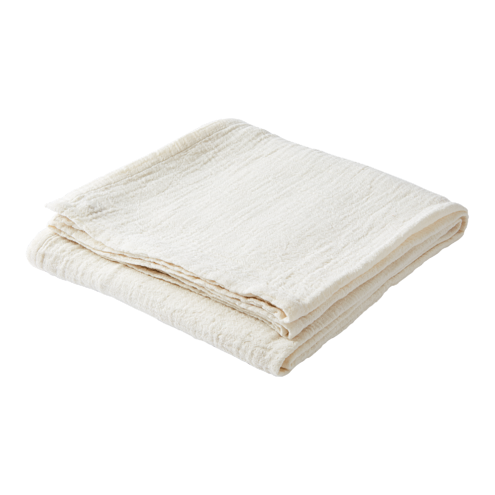 Ailsa Cotton Tablecloth Off White 220cm | Annie Mo's