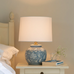 Alga Lamp With White Shade 42cm