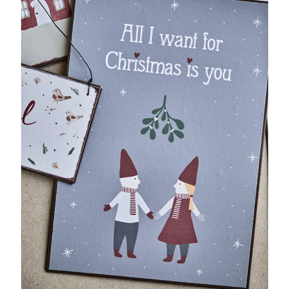All I Want for Christmas is You Metal Plaque 20cm | Annie Mo's