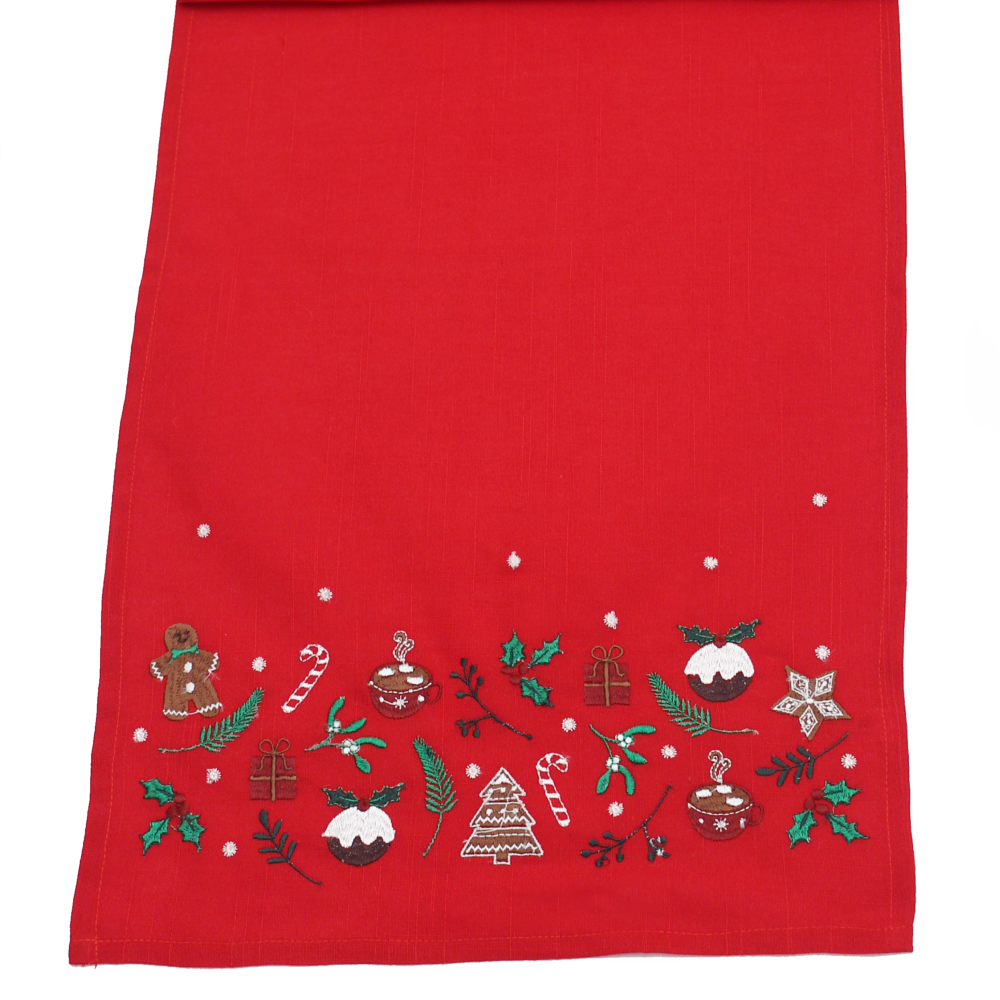 All Things Christmas Red Table Runner | Annie Mo's