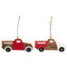 Assorted Set of Two and White Tick Up Trucks 15cm | Annie Mo's