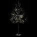 7ft Lit Black Outdoor Tree 123cm | Annie Mo's