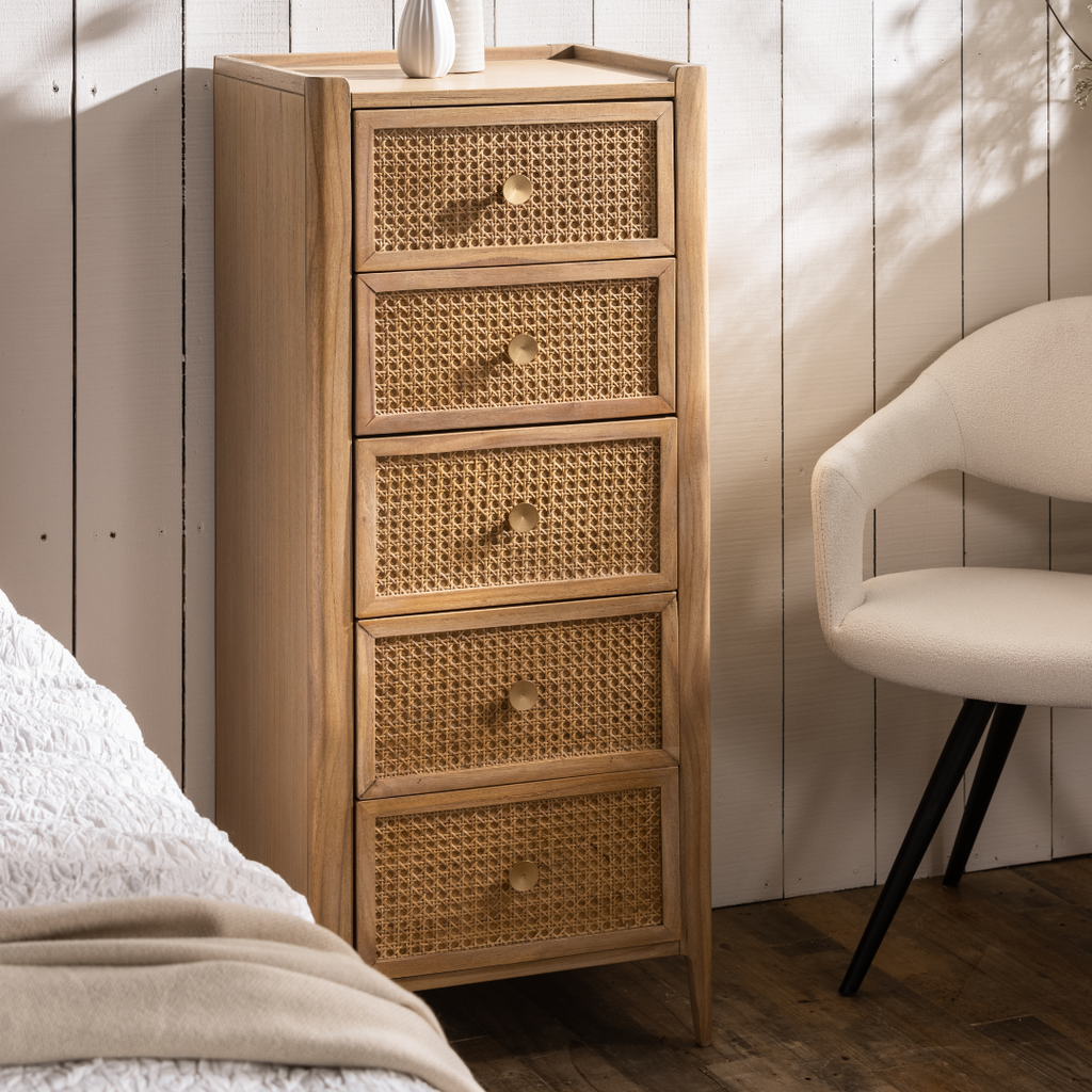 Bali Tall Chest of Drawers | Annie Mo's