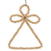 Beaded Wood Angel on Jute String 10cm | Annie Mo's