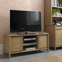 Bergen Oak Entertainment Unit - 122cm | Annie Mo's