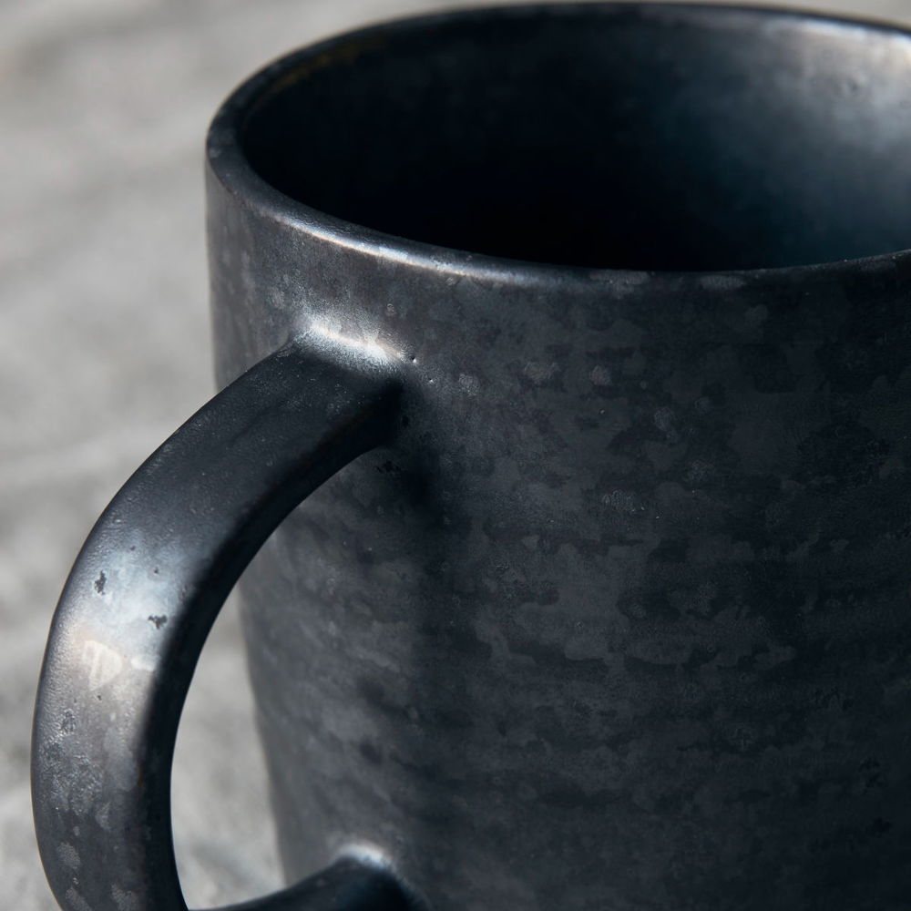 Black Brown Mug 9cm