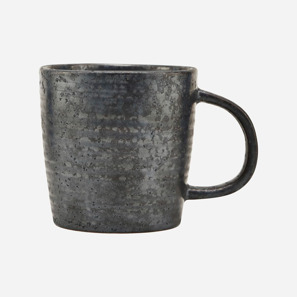 Black Brown Mug 9cm