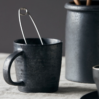 Black Brown Mug 9cm | Annie Mo's