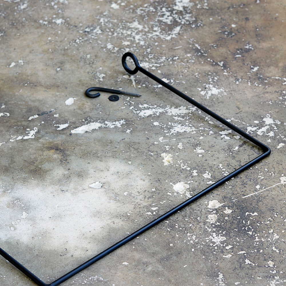 Black Coat Rack 100cm