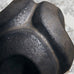 Black Earthenware Art Piece 14cm