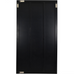 Black Large Floor Standing Window Pane Mirror - 180cm