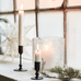 Black Metal Folk Dinner Candle Holders - Size Choice |  Annie Mo's