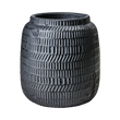 Black Terracotta Planter 22cm