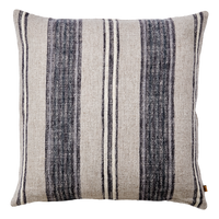 Hilda Blue Grey Stripe Cushion Cover 50cm x 50cm | Annie Mo's