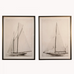 Brockby Set of Two Wooden Framed Sailboats 80cm | Annie Mo's