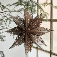 Brown Decorative Star 40cm |  Annie Mo's