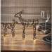 Brown LED Battery Operated Wire Reindeer 16cm