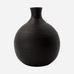 Brown Metal Embossed Vase 25cm