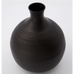 Brown Metal Embossed Vase 25cm