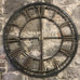 Iron Roman Numerals Wall Clock 159cm