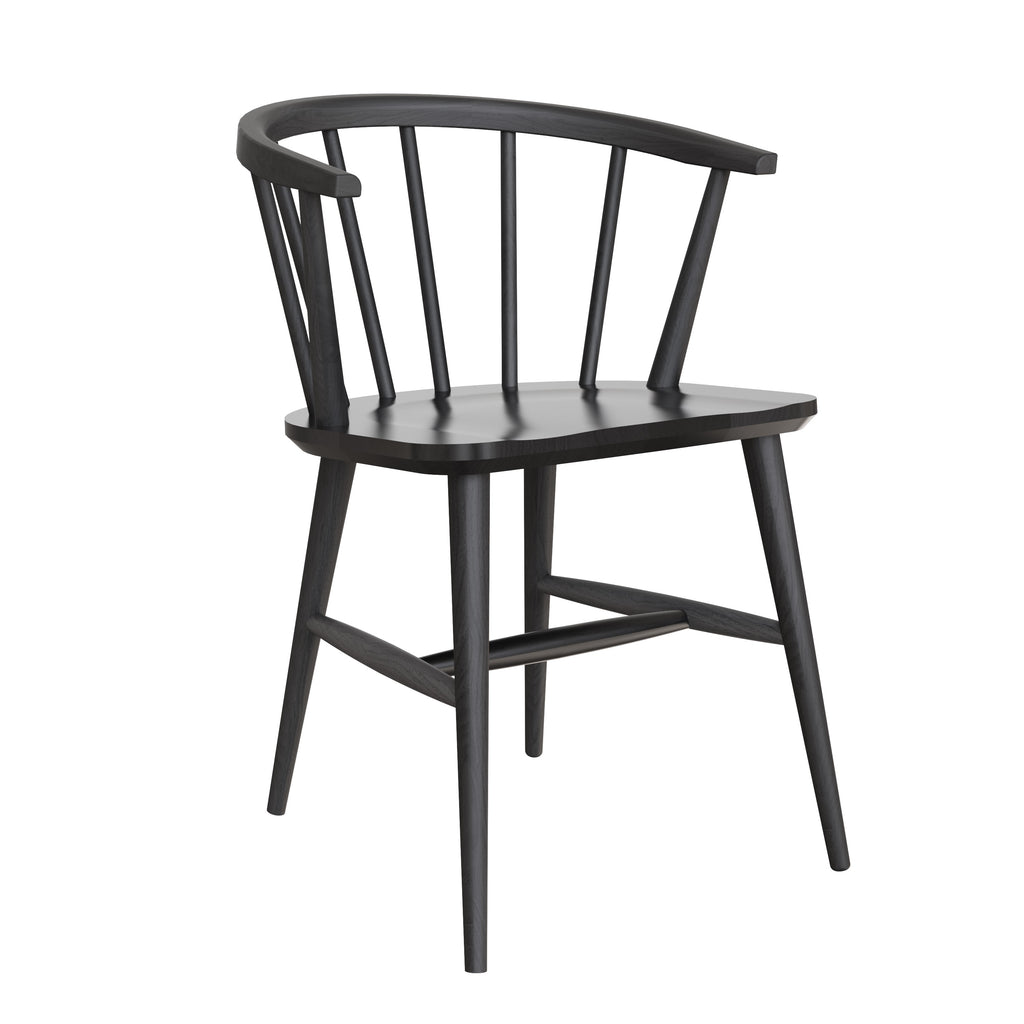 Como Black Dining Arm Chair 78cm