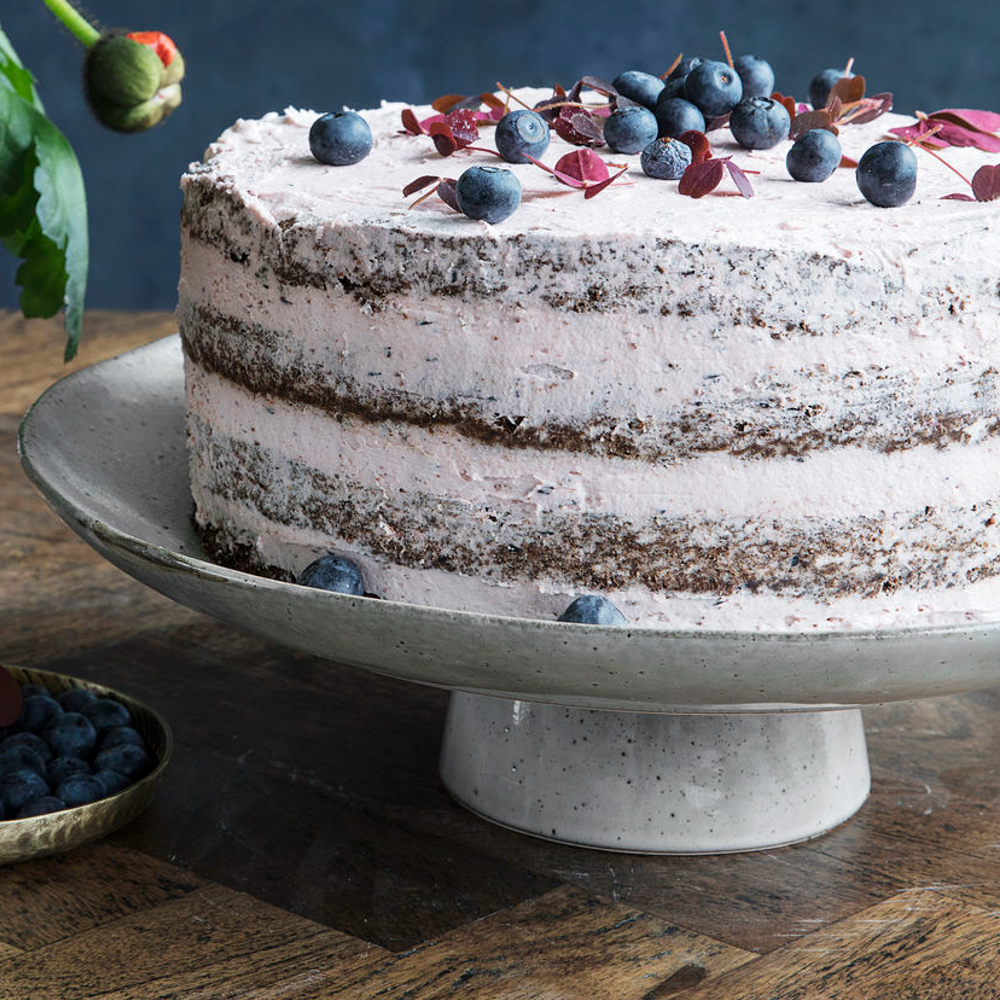 Light blue cake stand cheap